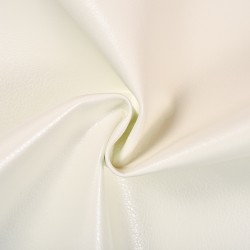 Ткань Дерматин (Кожзам) для мебели, цвет Белый (на отрез)  в Брянске
