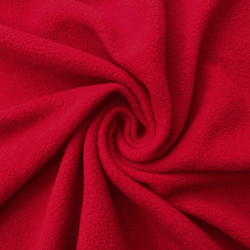 Флис Односторонний 130 гр/м2, цвет Красный (на отрез)  в Брянске