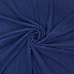 Флис Односторонний 130 гр/м2, цвет Темно-синий (на отрез)  в Брянске
