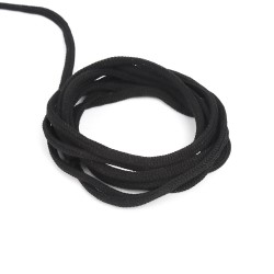 Шнур для одежды 4,5 мм, цвет Чёрный (на отрез)  в Брянске