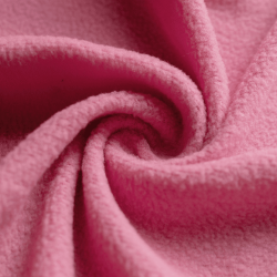 Флис Односторонний 130 гр/м2, цвет Розовый (на отрез)  в Брянске