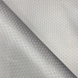 Ткань Оксфорд 300D PU Рип-Стоп СОТЫ, цвет Светло-Серый (на отрез)  в Брянске