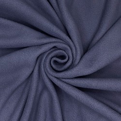 Ткань Флис Односторонний 130 гр/м2, цвет Темно-серый (на отрез)  в Брянске