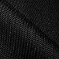 Прорезиненная ткань Оксфорд 600D ПВХ, Черный  в Брянске, 340 г/м2, 359 руб