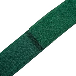 Контактная лента 40мм (38мм) цвет Зелёный (велькро-липучка, на отрез)  в Брянске