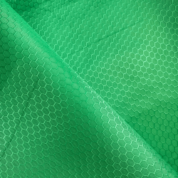 Ткань Оксфорд 300D PU Рип-Стоп СОТЫ, цвет Зелёный (на отрез)  в Брянске