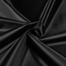 *Ткань Оксфорд 210D PU, цвет Черный (на отрез)  в Брянске