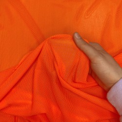 Трикотажная Сетка 75 г/м2, цвет Оранжевый (на отрез)  в Брянске